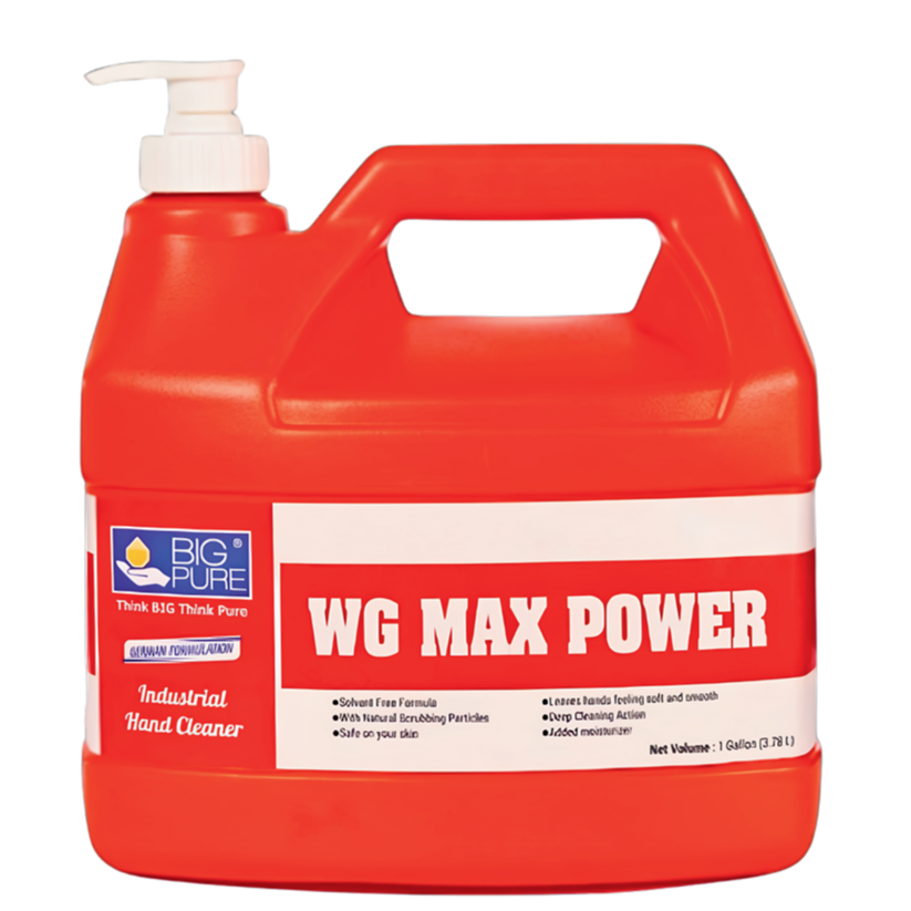 BIG PURE WG Max Power industrial hand cleaner, 1 gallon pump bottle